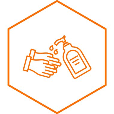 El yıkama simgesi beyaz arkaplanda izole edilmiş. vektör illüstrasyonu