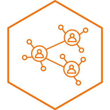 genel bağlantı modern simge vektör illüstrasyonu