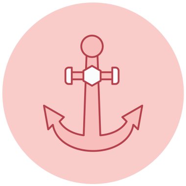 Çapa. Web simgesi basit illüstrasyon