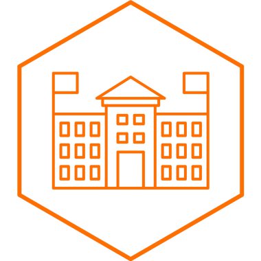 Yapı simgesinin vektör illüstrasyonu