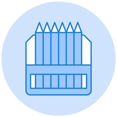 Kalem simgesinin vektör illüstrasyonu