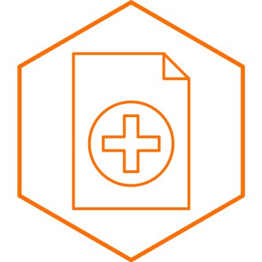 Yeni Dosya basit simgesi, vektör illüstrasyonu