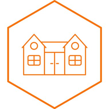 ev simgesi vektör illüstrasyonu