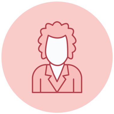 avatar vektör simgesi modern basit tasarım