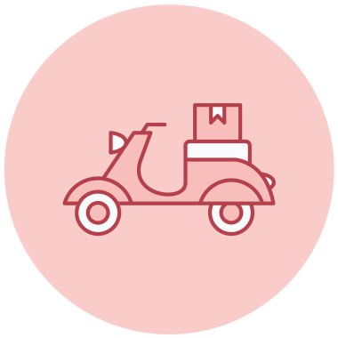 Mobilet. Web simgesi basit illüstrasyon