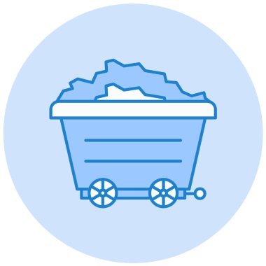 El arabası. Web simgesi basit tasarım