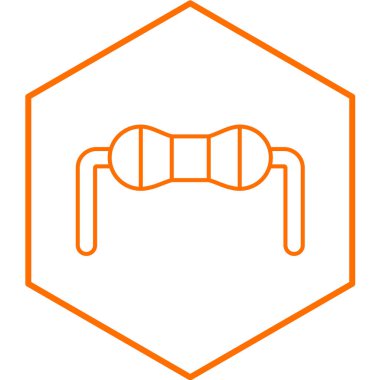 Modern b 'nin vektör illüstrasyonu simge unsurundan yoksun. Papyon ve kurdeleli düzenlenebilir ip paketi