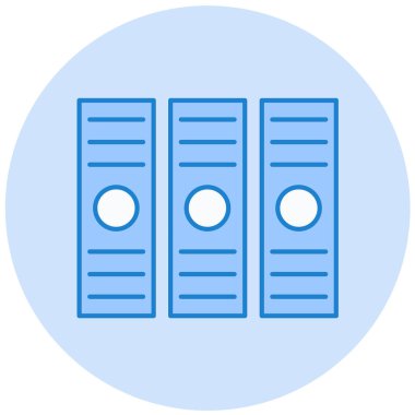 Arşiv. Web simgesi basit illüstrasyon