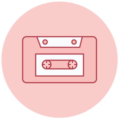 kaset teyp vektör simgesi