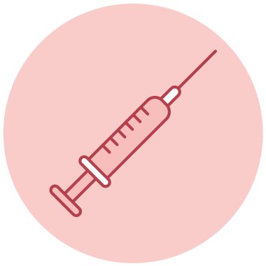 Şırınga. Web simgesi basit illüstrasyon