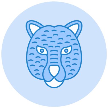 Kaplan. Web simgesi basit illüstrasyon