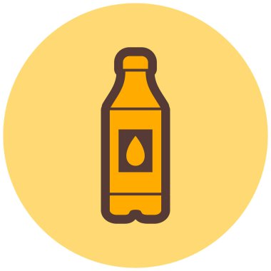 Şişe simgesinin vektör illüstrasyonu