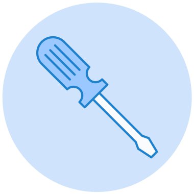 screwdriver modern simge vektör çizimi
