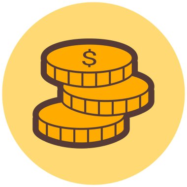 Bozukluklar. Web simgesi basit illüstrasyon