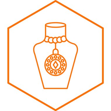 Modern b 'nin vektör illüstrasyonu kolye ikonundan yoksun