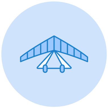 Bir uçurtma simgesinin vektör çizimi