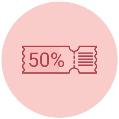 indirimli etiket simgesi, vektör illüstrasyonu