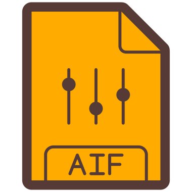 dosya biçimi simgesi, vektör illüstrasyonu