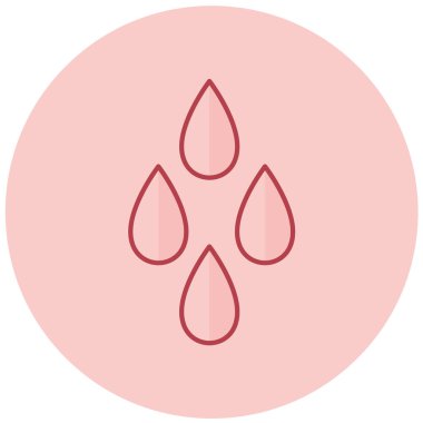 Su damlası. Basit resimleme