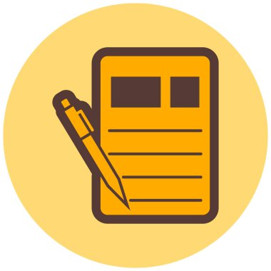 Kitap. Web simgesi basit illüstrasyon