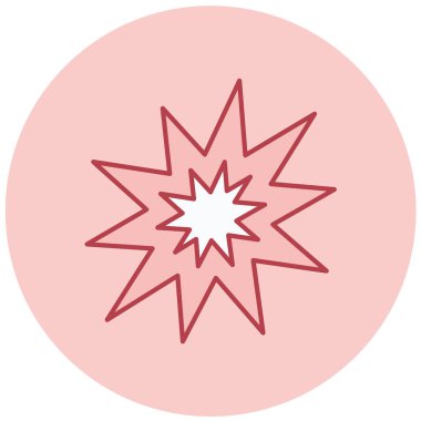 Yıldız. Web simgesi basit illüstrasyon 