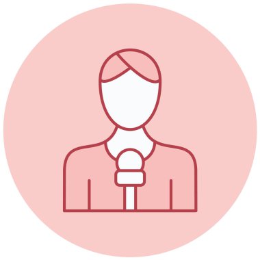 Düz tasarım simgesinin vektör illüstrasyonu