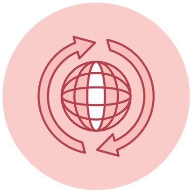 genel ağ vektör simgesi