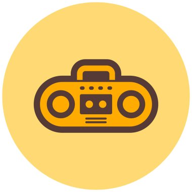 bant oynatıcı vektör simgesi modern basit tasarım