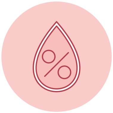 Su bırakma simgesinin vektör illüstrasyonu