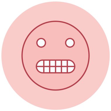 yüz simgesi, vektör illüstrasyonu