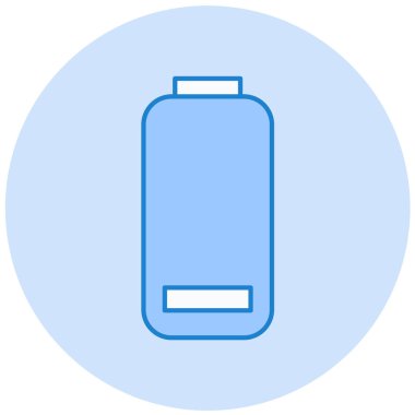 Pil. Web simgesi basit illüstrasyon