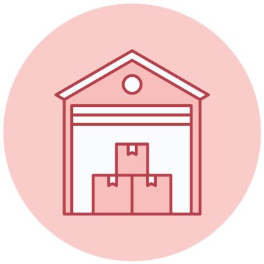 servis vektör simgesi modern basit illüstrasyon