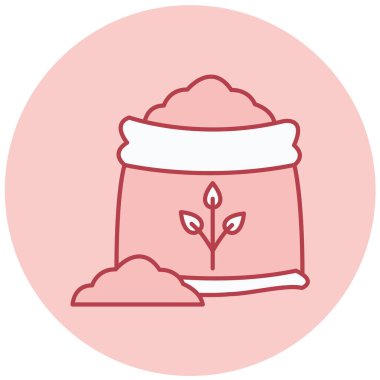 gübre simgesi, basit tasarım vektör çizimi