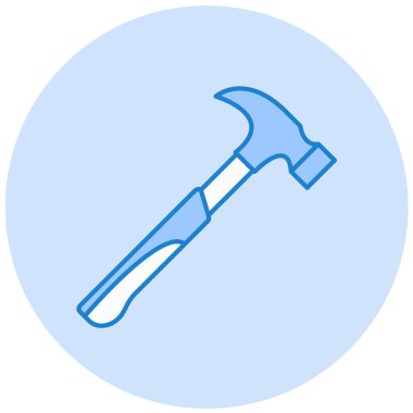 Çekiç ikonu vektör illüstrasyonu