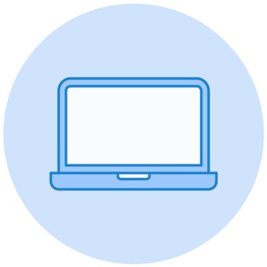 Bilgisayar. Web simgesi basit illüstrasyon