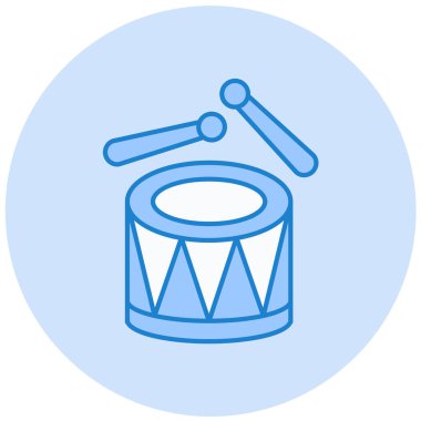 davul. Web simgesi basit tasarım