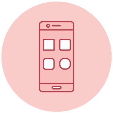 Cep telefonu. Basit resimleme