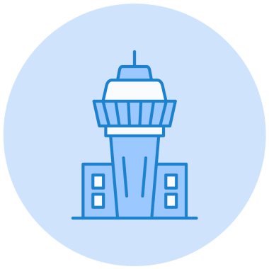 deniz feneri ikonu vektör illüstrasyonu