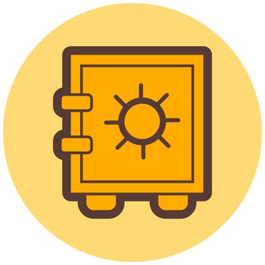 Dolapta. Web simgesi basit tasarım