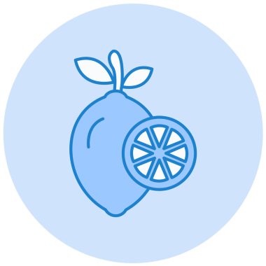 Limon simge vektör çizim