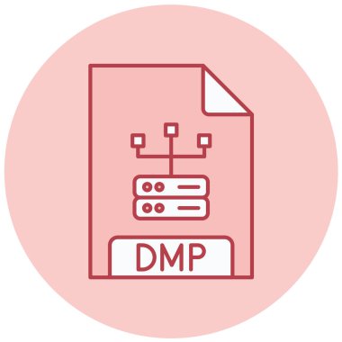 dosya biçimi simgesi, vektör illüstrasyonu