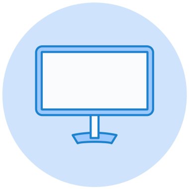 lcd. Web simgesi basit illüstrasyon