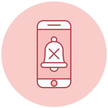 Cep telefonu. Web simgesi basit tasarım