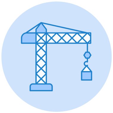 Vinç simgesi. vektör illüstrasyonu