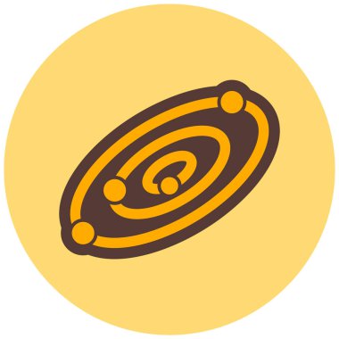 Ay. Web simgesi basit illüstrasyon