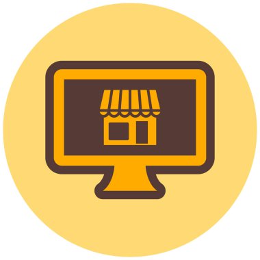 Alışveriş ikonu. Basit tasarım