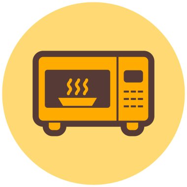 Fırın. Web simgesi basit illüstrasyon