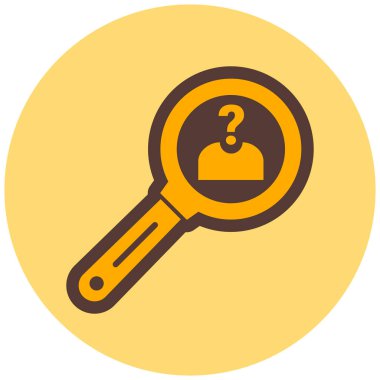 Arama simgesi vektör illüstrasyonu