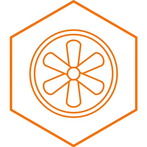 Türbin simgesi beyaz arkaplanda izole edildi. vektör illüstrasyonu