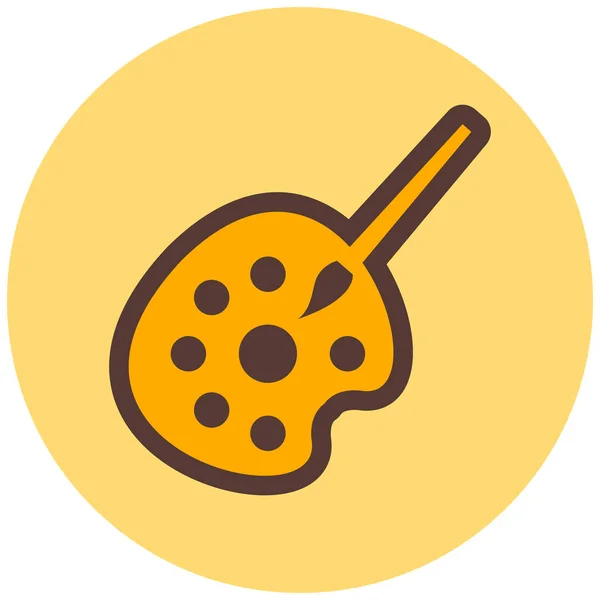 Pizza Web Symbol Einfache Illustration — Stockvektor